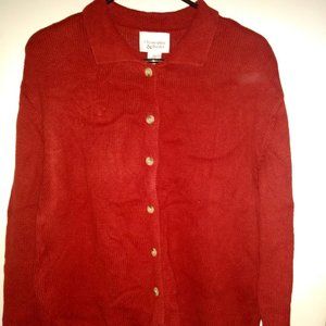 C&B Long Sleeve Sweater w/Shirt Collar